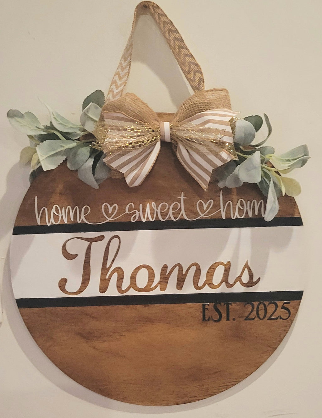 Custom Family Name Door Sign